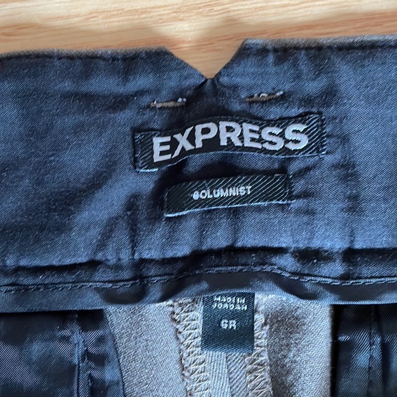 Express Low Rise Taupe V back Columnist Pant - Picture 4 of 11